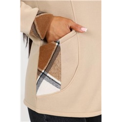 52347 Толстовка женская (Бежевый)