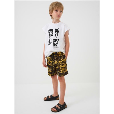 Шорты текстильные плавательные для мальчиков, длинные