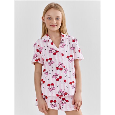 КОМПЛЕКТ ДЛЯ ДЕВОЧЕК (РУБАШКА, ШОРТЫ) 567745