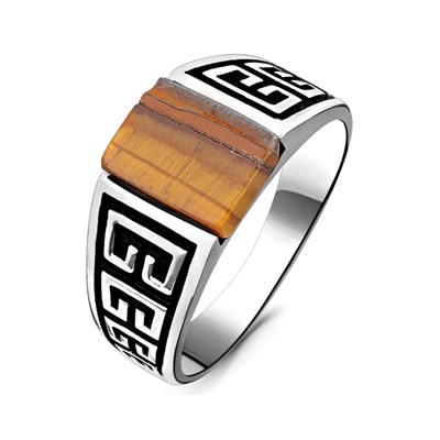 Кольцо, тигровый глаз, ТМК-308