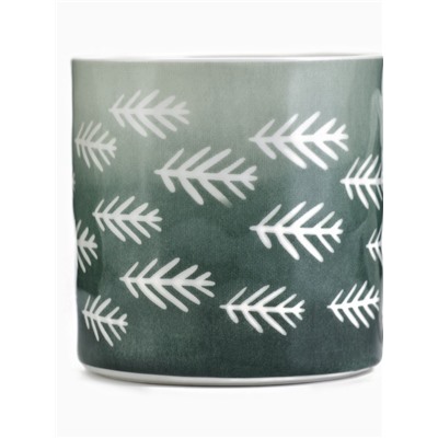 Кружка новогодняя керамическая «Еловые ветки», 350 мл