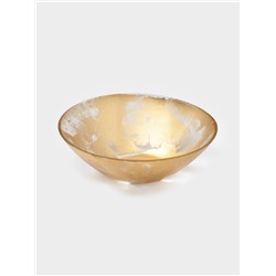 Салатник Magistro Gold Dust, 550 мл, d=16.8 см, стекло, золотистый