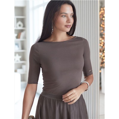 Джемпер  из премиального хлопка с эластаном