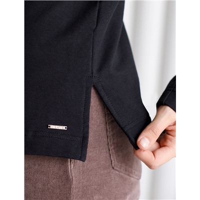 Джемпер из тонкого премиального футера с эластаном