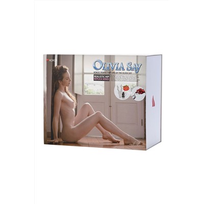 Вибрирующий мастурбатор-полуторс Olivia Say: вагина и анус