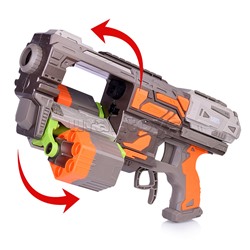 Бластер "Double magas" с мягкими пулями, в коробке