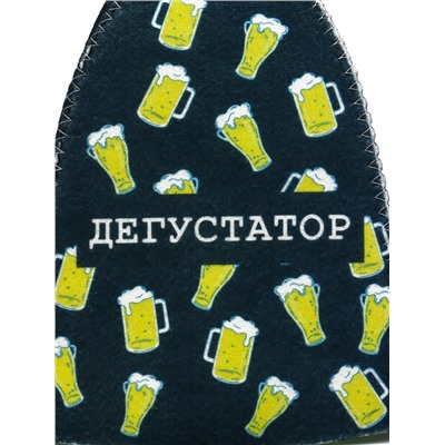 Шапка для бани и сауны «Дегустатор», полиэфир, шерсть