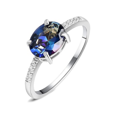 Кольцо, мистик кварц синий, Джульетта
