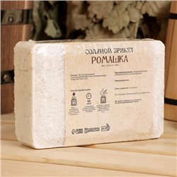 Соляной брикет "Ромашка" с алтайскими травами, 1,35 кг "Добропаровъ"