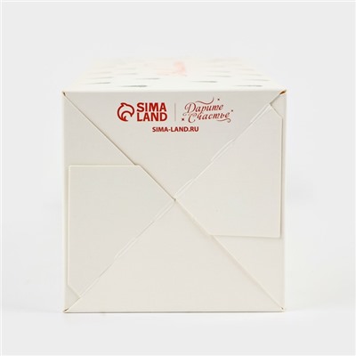 Коробка подарочная новогодняя складная «С Новым годом!», 9.5×32.5×9.5 см