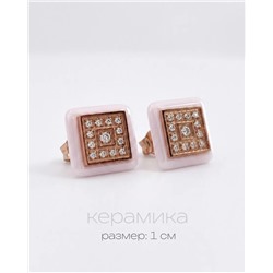 Серьги с керамикой