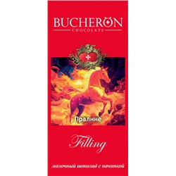BUCHERON. Новый год. Filling. Лошадь (молочный с пралине) 85 гр. карт.упаковка