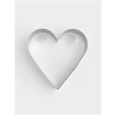 Набор форм для выкладки и выпечки KONFINETTA «Сердце», 3 шт., 20×20×4.5 см, 15.5×15×4.5 см, 10×10×4.5 см, серебристый