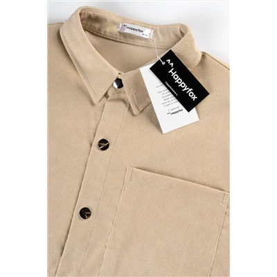 Мужская вельветовая рубашка Happyfox