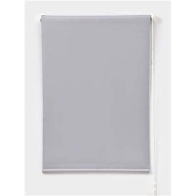 Штора рулонная 60×160 см «Блэкаут», по полотну 57×160 см, серая