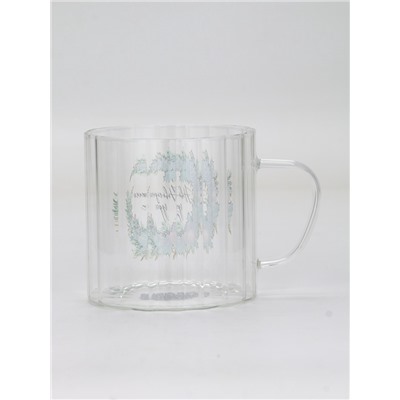 Кружка новогодняя стеклянная «Новогодних чудес», 650 мл