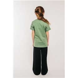 Футболка для девочки 51298 (Зеленый)