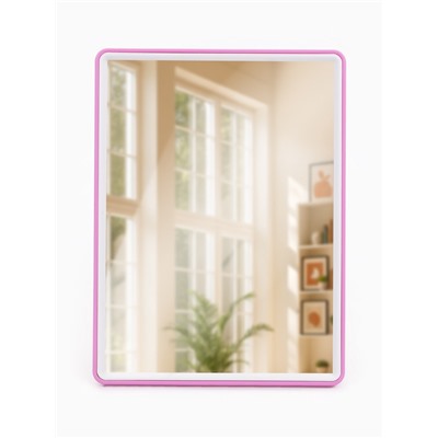 Зеркало настольное, прямоугольное, 15×20 см, (13.5×18.5 см), МИКС