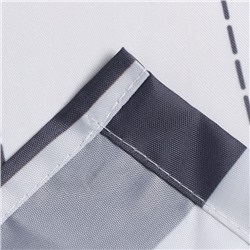 Штора для ванной «Этель» Lines, 145×180 см, полиэстер