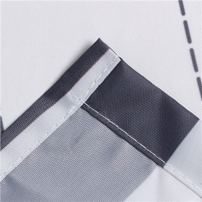 Штора для ванной «Этель» Lines, 145×180 см, полиэстер