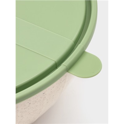 Салатник с крышкой Giaretti Fiesta, 5 л, пластик, микс