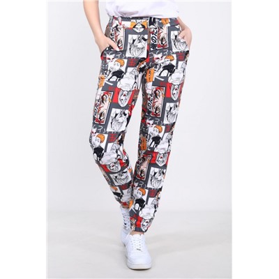 Брюки 15484 (Красный)