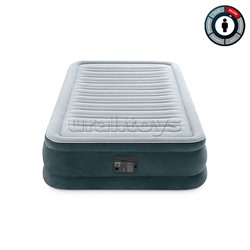 Надувная кровать "Comfort-Plush" 99х191х33см, встр.нас. 220В, до 136кг
