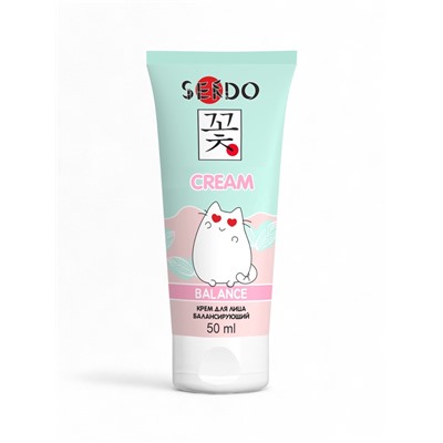 Крем для лица Sendo балансирующий, для всех типов кожи, 50 мл