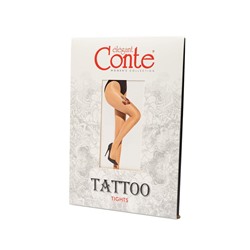 Колготки женские CONTE колготки TATTOO с рисунком Butterfly