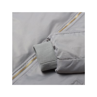 Бомбер мужской на молнии MIST, размер 46, серый