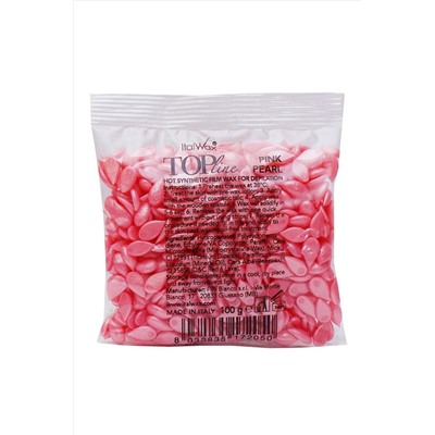 ItalWax Плёночный воск для депиляции, Top Line Pink Pearl Розовый жемчуг, 100 г KRISTALLER, 1130029