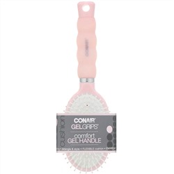 Conair, Массажная расческа Gel Grips с удобной гелевой ручкой для легкого расчесывания и укладки, 1 шт.
