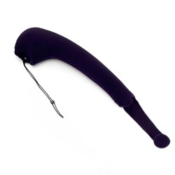 Подушка надувная на плечо, дорожная, 67×18×11 см, синяя