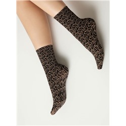 Полиамидные CONTE FANTASY Плотные носки с рисунками«Love»