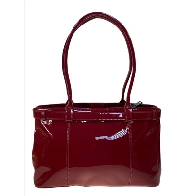 Женская сумка из натуральной кожи, цвет красный