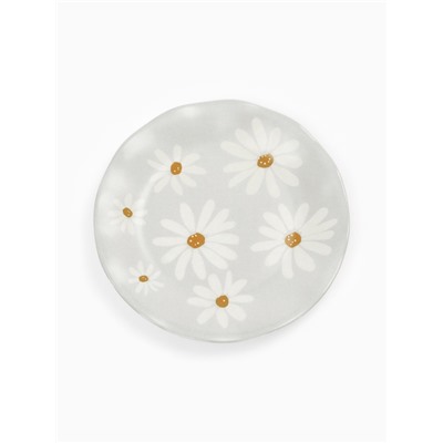 Тарелка плоская «Ромашки», d=21.5 см, керамика
