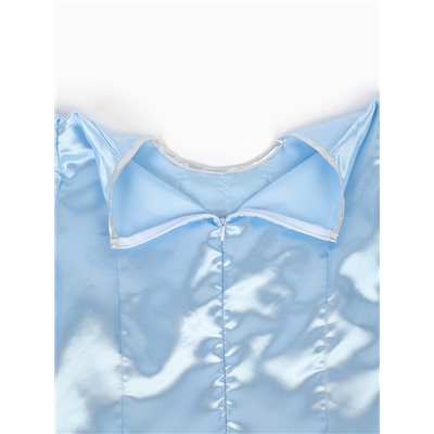 Карнавальный костюм новогодний «Снегурочка Купеческая», платье, шуба, шапка с кокошником, размер 164-50