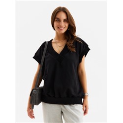 Жилет женский MINAKU: Casual Collection, чёрный, размер 42-44