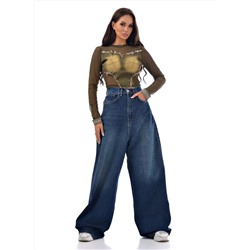 Женские джинсы широкие CRACPOT