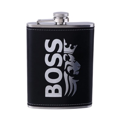 Фляжка BOSS, нержавеющая сталь, 240 мл, 8 oz