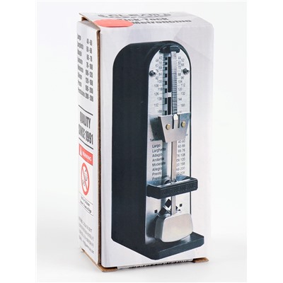 Метроном механический Music Life 3.5×5×11 см красный