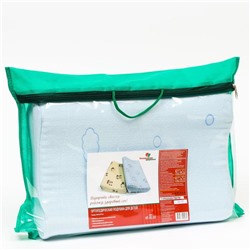 Подушка ортопедическая НТ-ПС-01, для детей, 40×25 см, валики 7/8 см