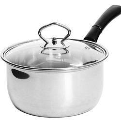 30884 Кастрюля-ковш с крышкой 1,1л нерж/ст MB(х24)