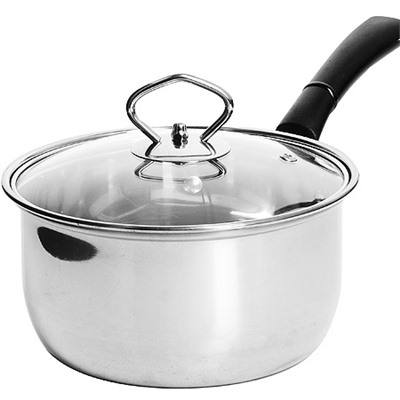 30884 Кастрюля-ковш с крышкой 1,1л нерж/ст MB(х24)