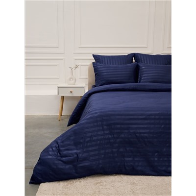 КПБ Микрофибра-Страйп - Синий