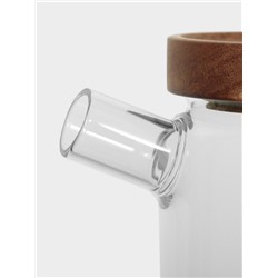 Кувшин для воды с крышкой «Эко. Флора», 650 мл, 9×16 см, стекло