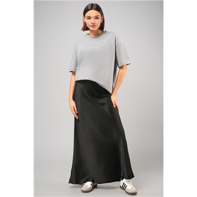 Женская футболка оверсайз из футера двухнитки Happyfox