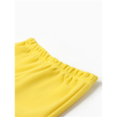 Костюм флисовый детский (худи, брюки) MINAKU цвет жёлтый, рост 110 см