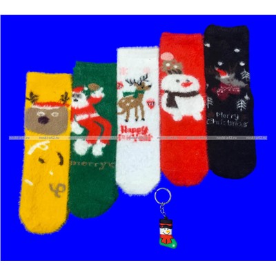 MORRAH носки подарочные НОРКА КАШЕМИР НОВОГОДНИЕ арт. 2653