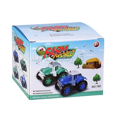 Машина-перевертыш "Трактор" в коробке